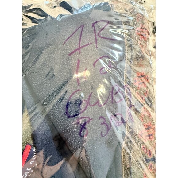 VTG Bugle Boy Classics Mens Aztec V-Neck Pullover fleece Sweater preppy 90s Warm - Picture 11 of 11